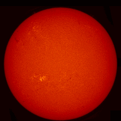 Image of Sun's chromosphere