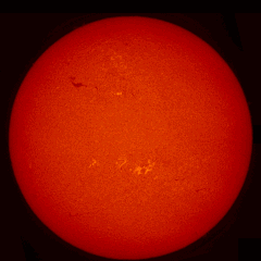 Image of Sun's chromosphere