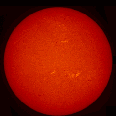 Image of Sun's chromosphere