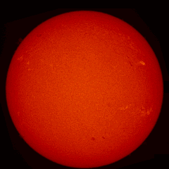 Image of Sun's chromosphere