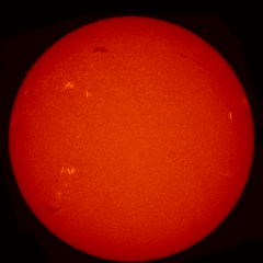 Image of Sun's chromosphere