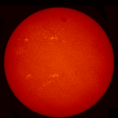 Image of Sun's chromosphere