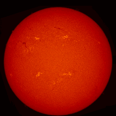 Image of Sun's chromosphere