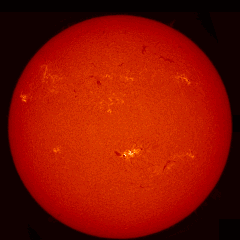 Image of Sun's chromosphere