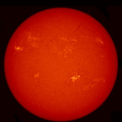 Image of Sun's chromosphere