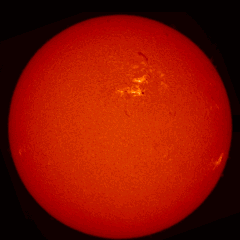 Image of Sun's chromosphere