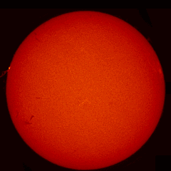 Image of Sun's chromosphere