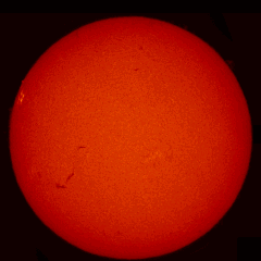 Image of Sun's chromosphere