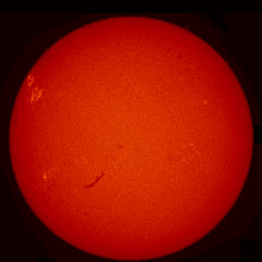 Image of Sun's chromosphere