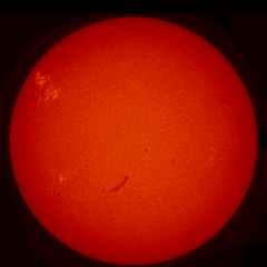 Image of Sun's chromosphere