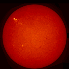 Image of Sun's chromosphere