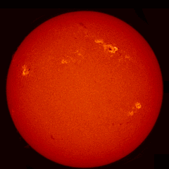 Image of Sun's chromosphere