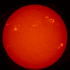 Image of Sun's chromosphere