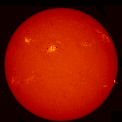 Image of Sun's chromosphere