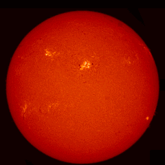 Image of Sun's chromosphere