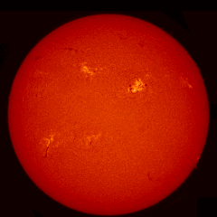 Image of Sun's chromosphere