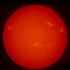 Image of Sun's chromosphere