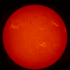 Image of Sun's chromosphere