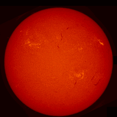 Image of Sun's chromosphere