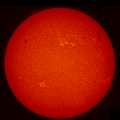 Image of Sun's chromosphere