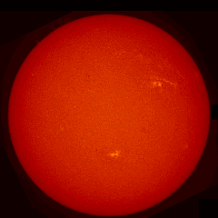 Image of Sun's chromosphere