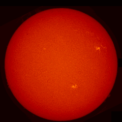 Image of Sun's chromosphere