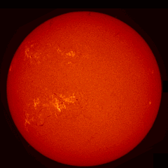 Image of Sun's chromosphere