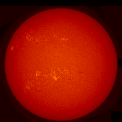 Image of Sun's chromosphere