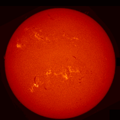 Image of Sun's chromosphere