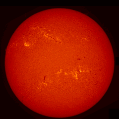 Image of Sun's chromosphere