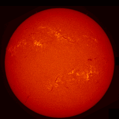 Image of Sun's chromosphere