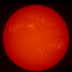 Image of Sun's chromosphere