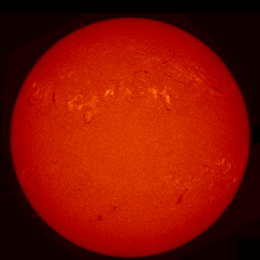 Image of Sun's chromosphere