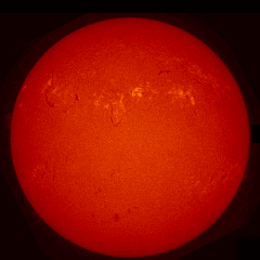 Image of Sun's chromosphere