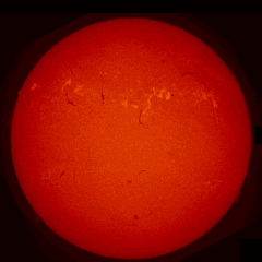 Image of Sun's chromosphere