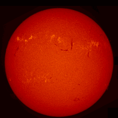 Image of Sun's chromosphere