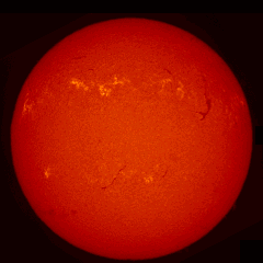 Image of Sun's chromosphere