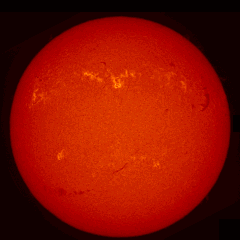 Image of Sun's chromosphere