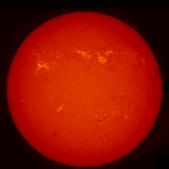 Image of Sun's chromosphere