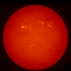 Image of Sun's chromosphere