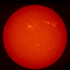 Image of Sun's chromosphere