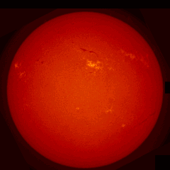 Image of Sun's chromosphere