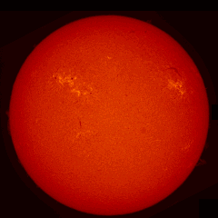 Image of Sun's chromosphere