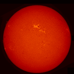 Image of Sun's chromosphere