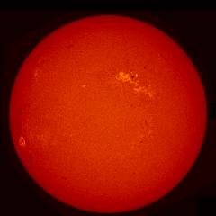 Image of Sun's chromosphere