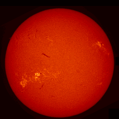 Image of Sun's chromosphere