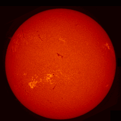 Image of Sun's chromosphere