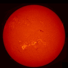 Image of Sun's chromosphere