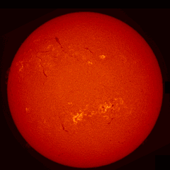 Image of Sun's chromosphere