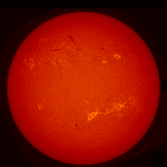 Image of Sun's chromosphere